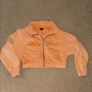 BDG Orange Cropped Jacket